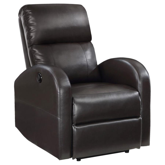 Grant - Upholstered Power Recliner Chair – Reclining Chairs by Coaster Fine Furniture at Furniture Wholesale Plus , Nashville furniture store