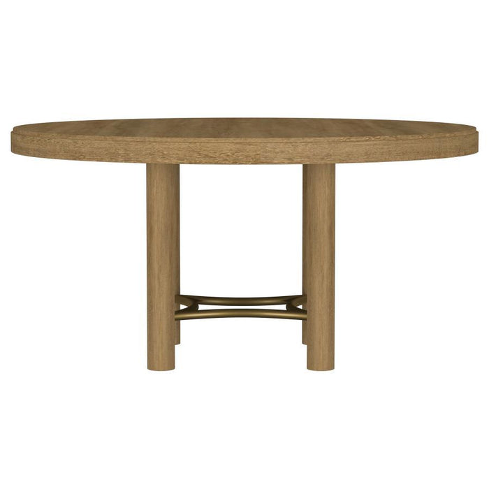 Arini - 60" Round Wood Dining Room Table - Sand Wash – Dining Tables by Coaster Fine Furniture at Furniture Wholesale Plus , Nashville furniture store