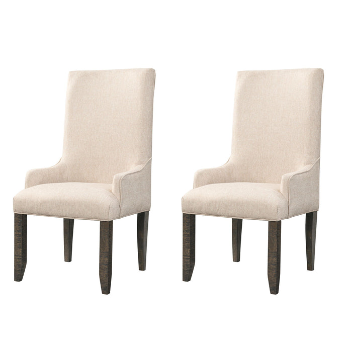 Stone - Parson Chair (Set of 2) - Smokey Dark Ash – Chair Sets by Elements International at Furniture Wholesale Plus , Nashville furniture store