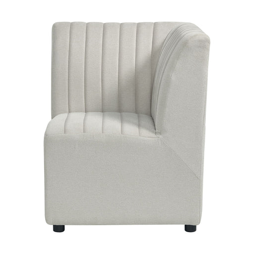 Jemma - Dining Corner Chair - Beige Linen – Side Chairs by Elements International at Furniture Wholesale Plus , Nashville furniture store
