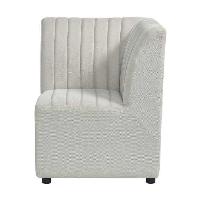 Jemma - Dining Corner Chair - Beige Linen – Side Chairs by Elements International at Furniture Wholesale Plus , Nashville furniture store