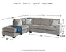 Altari - Sectional With Chaise – Stationary Sectionals by Signature Design by Ashley® at Furniture Wholesale Plus , Nashville furniture store