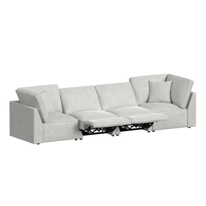 Normandy - Motion Sectional – Reclining Sectionals by Elements International at Furniture Wholesale Plus , Nashville furniture store