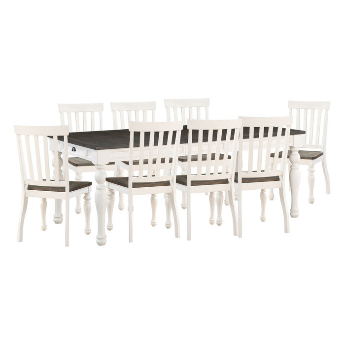 Joanna - Rectangular Dining Set – 6 Piece Dining Room Sets by Steve Silver Furniture at Furniture Wholesale Plus , Nashville furniture store
