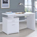 Irving - 2-Drawer Office Computer Desk - Premium Computer Desks from CoasterEveryday - Just $249! Shop now at Furniture Wholesale Plus  We are the best furniture store in Nashville, Hendersonville, Goodlettsville, Madison, Antioch, Mount Juliet, Lebanon, Gallatin, Springfield, Murfreesboro, Franklin, Brentwood