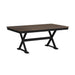 Tulane - 6 Piece Dining Set With Table, 4 Chairs, And Bench - Oak And Black – 6 Piece Dining Room Sets by Elements International at Furniture Wholesale Plus , Nashville furniture store