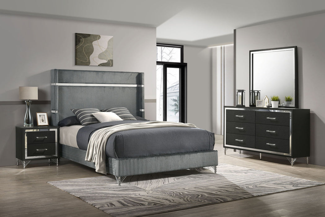 Lucia - Bedroom Set With Upholstered Wingback Panel Bed - Premium 4 Piece Bedroom Sets from Coaster Fine Furniture - Just $1139! Shop now at Furniture Wholesale Plus  We are the best furniture store in Nashville, Hendersonville, Goodlettsville, Madison, Antioch, Mount Juliet, Lebanon, Gallatin, Springfield, Murfreesboro, Franklin, Brentwood
