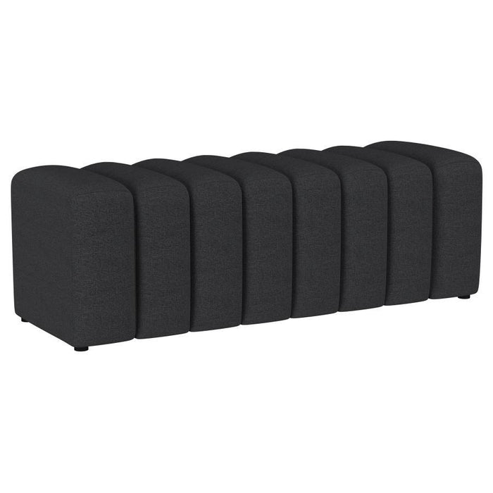 Summer - Fabric Upholstered Tufted Accent Bench - Premium Upholstered Benches from Coaster Fine Furniture - Just $309! Shop now at Furniture Wholesale Plus  We are the best furniture store in Nashville, Hendersonville, Goodlettsville, Madison, Antioch, Mount Juliet, Lebanon, Gallatin, Springfield, Murfreesboro, Franklin, Brentwood