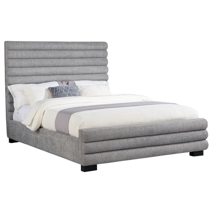 Patricia - Boucle Upholstered Bed – Upholstered Beds by Coaster Fine Furniture at Furniture Wholesale Plus , Nashville furniture store