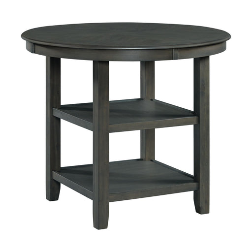 Amherst - Counter Table With Wood Leg - Gray Finish – Counter Tables by Elements International at Furniture Wholesale Plus , Nashville furniture store