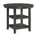 Amherst - Counter Table With Wood Leg - Gray Finish – Counter Tables by Elements International at Furniture Wholesale Plus , Nashville furniture store