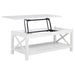 Skyview - 44" Rectangular Lift Top Coffee Table - White – Coffee Tables by Coaster Fine Furniture at Furniture Wholesale Plus , Nashville furniture store