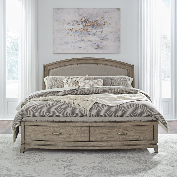 Avalon - Upholstered Storage Bed – Storage Beds by Liberty Furniture at Furniture Wholesale Plus , Nashville furniture store