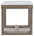 Loyaska - Square End Table - Brown / Ivory – End Tables by Signature Design by Ashley® at Furniture Wholesale Plus , Nashville furniture store