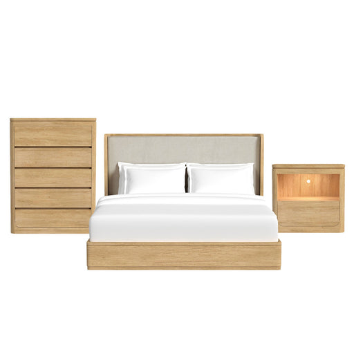 Rosalie - Upholstered Bedroom Set – 3 Piece Bedroom Sets by Elements International at Furniture Wholesale Plus , Nashville furniture store