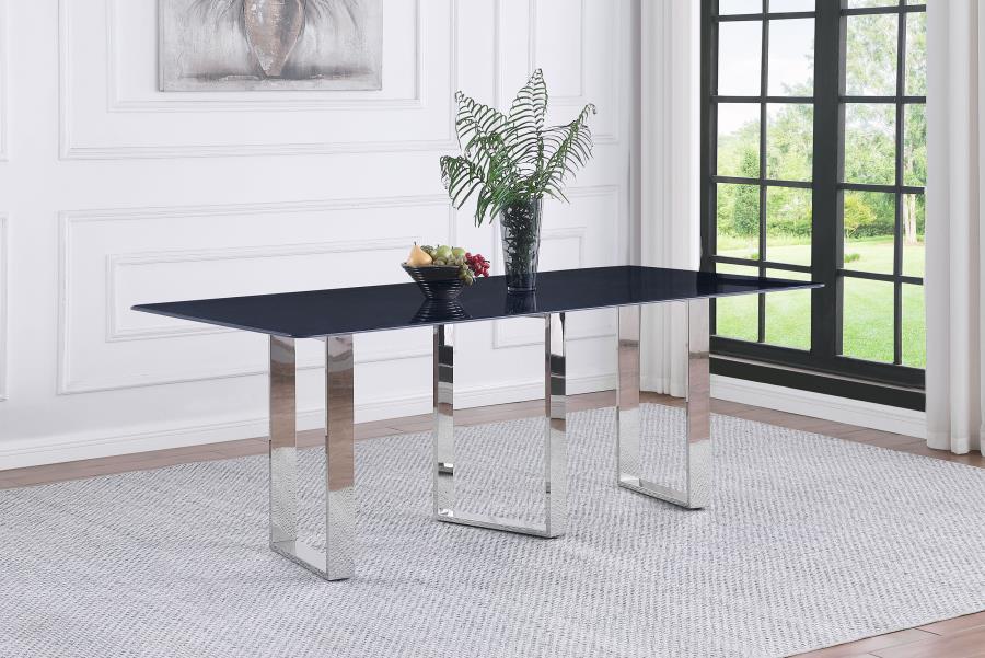 Desden - Rectangular Sintered Stone Dining Table - Gray – Dining Tables by Coaster Fine Furniture at Furniture Wholesale Plus , Nashville furniture store