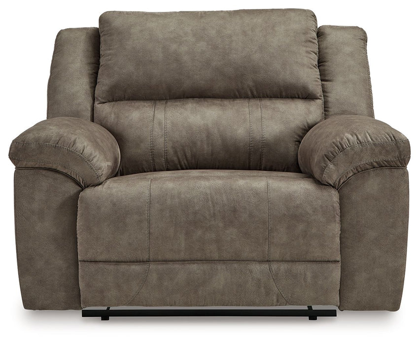 Laresview - Zero Wall Wide Seat Recliner - Fossil – Reclining Chairs by Signature Design by Ashley® at Furniture Wholesale Plus , Nashville furniture store