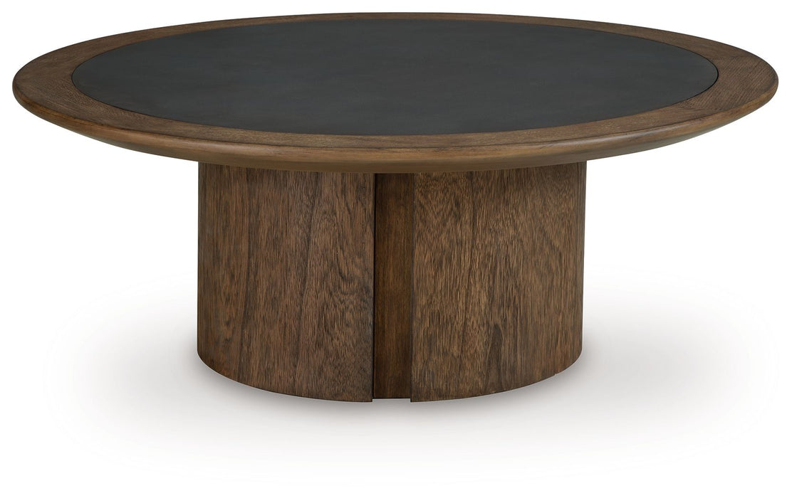 Dontayne - Round Table – End Tables by Signature Design by Ashley® at Furniture Wholesale Plus , Nashville furniture store