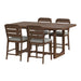 Glinda - Counter Height Dining Set – 5 Piece Dining Room Sets by Elements International at Furniture Wholesale Plus , Nashville furniture store