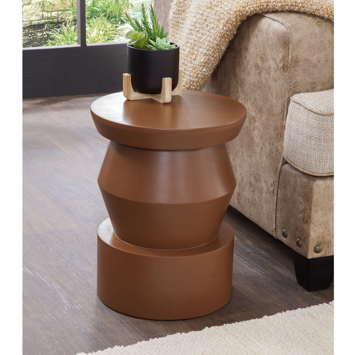 Allen - Side Table - Brown – Side Tables by Steve Silver Furniture at Furniture Wholesale Plus , Nashville furniture store
