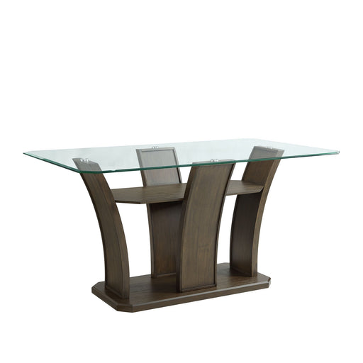 Dapper - Rectangular Counter Dining 5 Piece Set (Table And Four Chairs) - Walnut – 5 Piece Dining Room Sets by Elements International at Furniture Wholesale Plus , Nashville furniture store