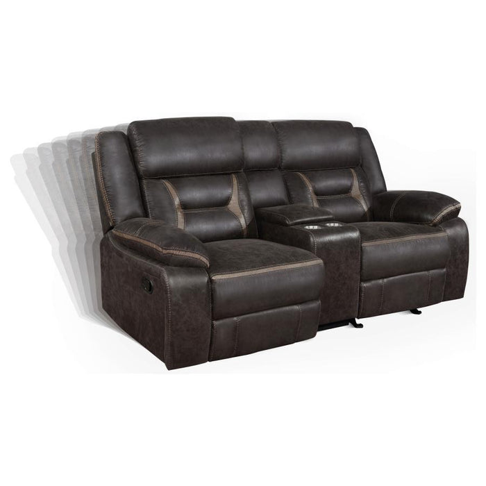 Greer - Upholstered Motion Reclining Loveseat – Reclining Loveseats by CoasterEveryday at Furniture Wholesale Plus , Nashville furniture store
