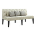 Maddox - Sofa With Seven Pillows - Beige – Upholstered Benches by Elements International at Furniture Wholesale Plus , Nashville furniture store