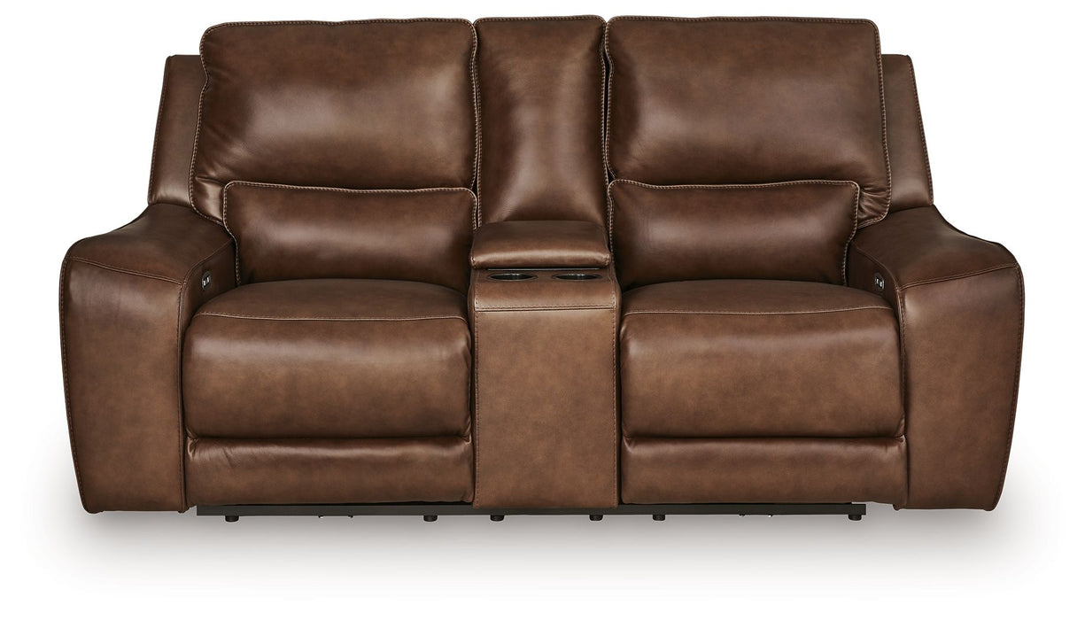DeepWakes - Power Reclining Loveseat / Console / Adjustable Headrest – Reclining Loveseats by Signature Design by Ashley® at Furniture Wholesale Plus , Nashville furniture store