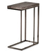 Lucia - Chairside End Table - Gray Top – Chair Side Tables by Steve Silver Furniture at Furniture Wholesale Plus , Nashville furniture store
