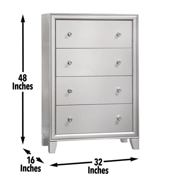 Omni - Chest - Pearl Silver – Accent Chests by Steve Silver Furniture at Furniture Wholesale Plus , Nashville furniture store