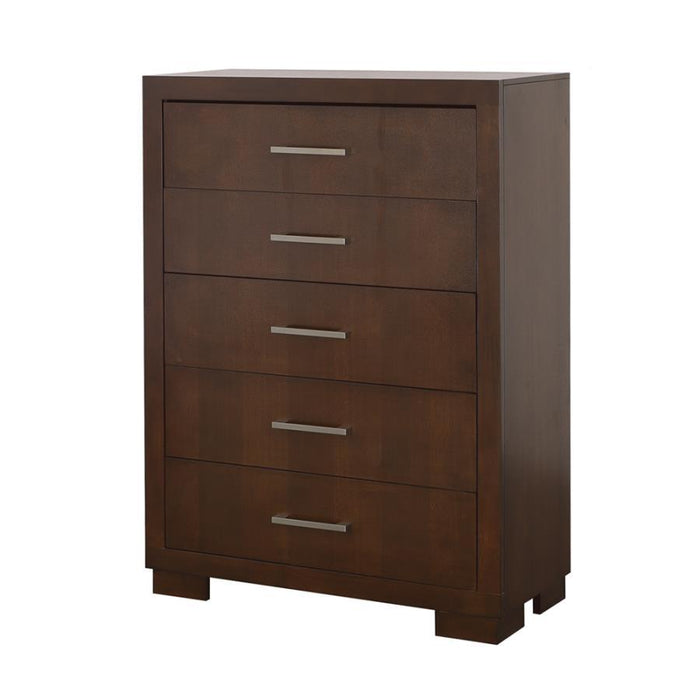 Jessica - 5-Drawer Bedroom Chest – Accent Chests by CoasterEssence at Furniture Wholesale Plus , Nashville furniture store