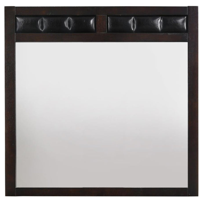 Carlton - Upholstered Rectangular Mirror - Premium Bedroom Mirrors from CoasterEveryday - Just $119! Shop now at Furniture Wholesale Plus  We are the best furniture store in Nashville, Hendersonville, Goodlettsville, Madison, Antioch, Mount Juliet, Lebanon, Gallatin, Springfield, Murfreesboro, Franklin, Brentwood