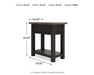Tyler Creek - Chair Side End Table - Black / Gray – Chair Side Tables by Signature Design by Ashley® at Furniture Wholesale Plus , Nashville furniture store