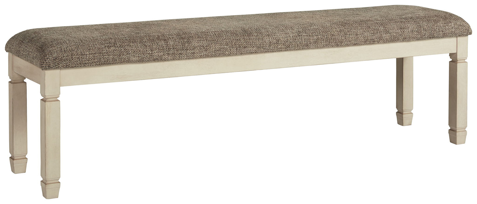 Bolanburg - Extra Large UPH DRM Bench - Brown / Beige – Upholstered Benches by Signature Design by Ashley® at Furniture Wholesale Plus , Nashville furniture store