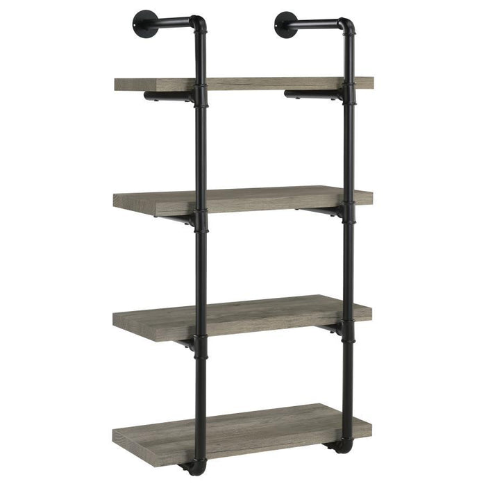 Elmcrest - 4-Shelf Wall Bookshelf - Premium Wall Shelves from CoasterEveryday - Just $199! Shop now at Furniture Wholesale Plus  We are the best furniture store in Nashville, Hendersonville, Goodlettsville, Madison, Antioch, Mount Juliet, Lebanon, Gallatin, Springfield, Murfreesboro, Franklin, Brentwood