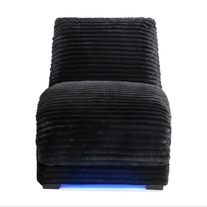 Nori - Chaise With Heat Massage, USBC, LED – Chaises by Elements International at Furniture Wholesale Plus , Nashville furniture store