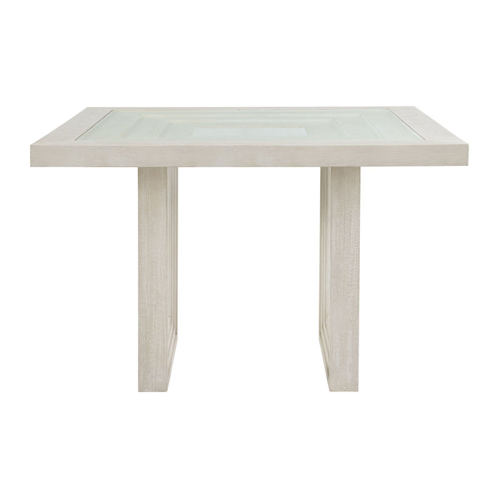 Avalanche - Square Counter Table - Antique White – Counter Tables by Elements International at Furniture Wholesale Plus , Nashville furniture store