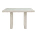 Avalanche - Square Counter Table - Antique White – Counter Tables by Elements International at Furniture Wholesale Plus , Nashville furniture store
