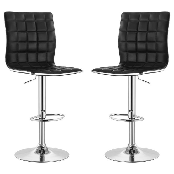 Ashbury - Upholstered Adjustable Bar Stool (Set of 2) - Premium Stool Sets from CoasterEveryday - Just $289! Shop now at Furniture Wholesale Plus  We are the best furniture store in Nashville, Hendersonville, Goodlettsville, Madison, Antioch, Mount Juliet, Lebanon, Gallatin, Springfield, Murfreesboro, Franklin, Brentwood