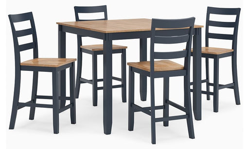 Gesthaven - Dining Room Counter Table Set - Premium 5 Piece Dining Room Sets from Signature Design by Ashley® - Just $518! Shop now at Furniture Wholesale Plus  We are the best furniture store in Nashville, Hendersonville, Goodlettsville, Madison, Antioch, Mount Juliet, Lebanon, Gallatin, Springfield, Murfreesboro, Franklin, Brentwood