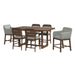 Glinda - Counter Height Dining Set – 5 Piece Dining Room Sets by Elements International at Furniture Wholesale Plus , Nashville furniture store