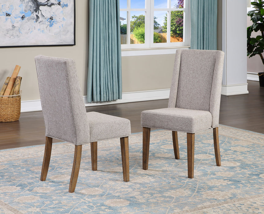 Riverdale - Upholstered Chair (Set of 2) - Dark Brown – Chair Sets by Steve Silver Furniture at Furniture Wholesale Plus , Nashville furniture store