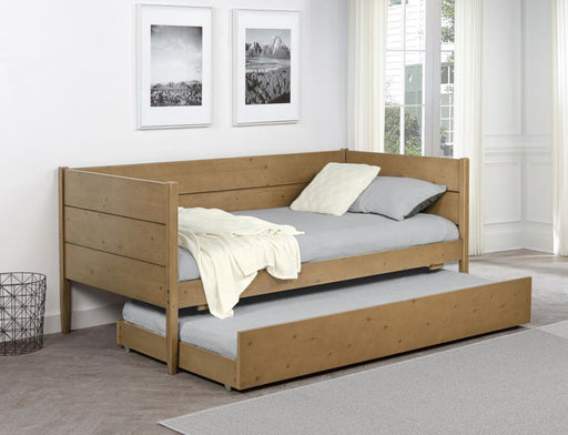 Calinda - Wood Twin Daybed With Trundle - Natural – Daybeds by Coaster Fine Furniture at Furniture Wholesale Plus , Nashville furniture store