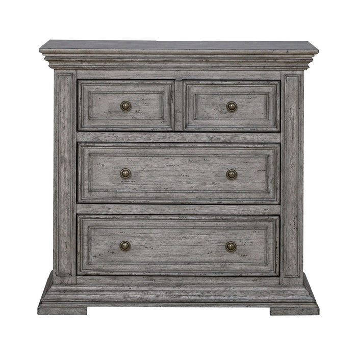 Big Valley - Bedside Chest With Charging Station – Bedside Chests by Liberty Furniture at Furniture Wholesale Plus , Nashville furniture store