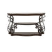 Laney - Scrollwork Entryway Sofa Console Table - Deep Merlot – Console Tables by CoasterEssence at Furniture Wholesale Plus , Nashville furniture store