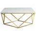 Meryl Square Coffee Table White and Gold - Premium Coffee Table from Coaster Z2 Standard - Just $450! Shop now at Furniture Wholesale Plus  We are the best furniture store in Nashville, Hendersonville, Goodlettsville, Madison, Antioch, Mount Juliet, Lebanon, Gallatin, Springfield, Murfreesboro, Franklin, Brentwood