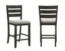 Bardstown - Counter Chair (Set of 2) - Wheat / Charcoal – Chair Sets by Crown Mark at Furniture Wholesale Plus , Nashville furniture store