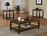 Dixon 3-piece Coffee Table Set Espresso - Premium Table Set from Coaster Z2 Standard - Just $586! Shop now at Furniture Wholesale Plus  We are the best furniture store in Nashville, Hendersonville, Goodlettsville, Madison, Antioch, Mount Juliet, Lebanon, Gallatin, Springfield, Murfreesboro, Franklin, Brentwood