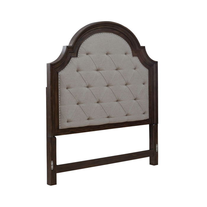 Paradise Valley - Upholstered Arched Panel Headboard – Upholstered Headboards by Liberty Furniture at Furniture Wholesale Plus , Nashville furniture store