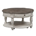 Magnolia Manor - Round Cocktail Table – Cocktail Tables by Liberty Furniture at Furniture Wholesale Plus , Nashville furniture store